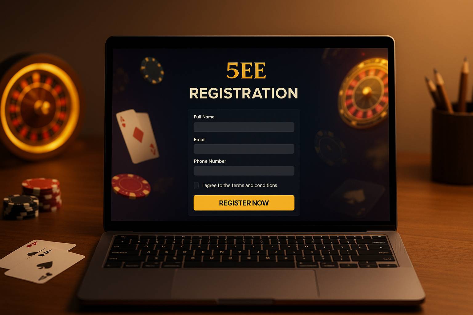 Não Perca tempo, o rRgistro na site 5EE