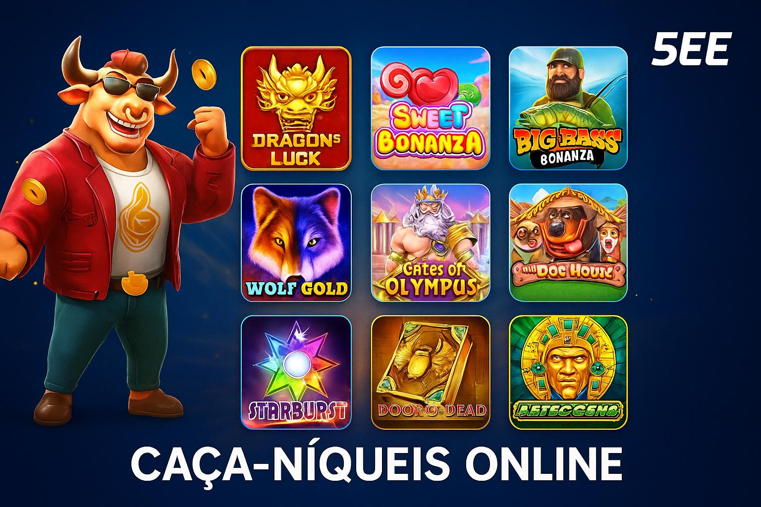 Explore o mundo das slot machines no 5EE Casino